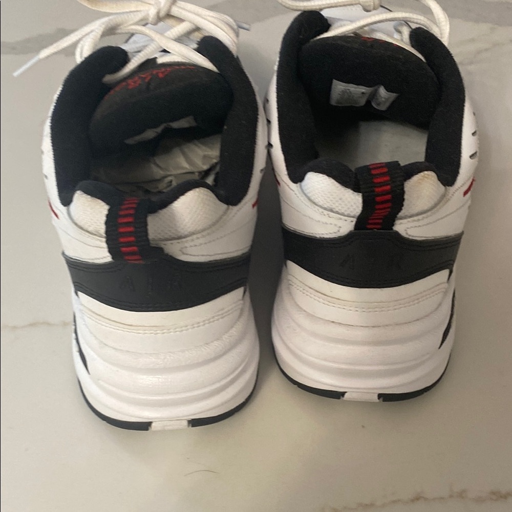 Nike Air Monarch IV White and Black with Red Accents NWOT - Picture 4 of 10